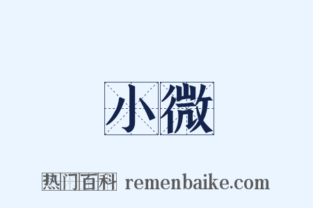 小微是什么意思的图片
